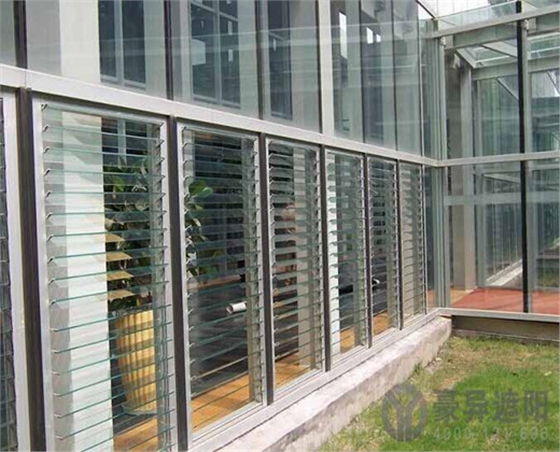 玻璃百叶,电动玻璃百叶,户外玻璃百叶,上海豪异,4000-121-696