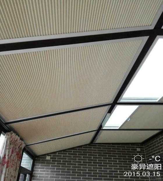 玻璃顶遮阳帘,中庭遮阳系统,上海电动天棚帘厂家,豪异遮阳,4000-121-696