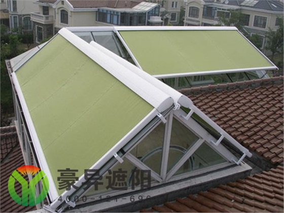 阳光房遮阳帘,电动遮阳帘,玻璃顶电动遮阳帘,电动天棚帘,蜂巢帘 豪异蜂巢帘厂家,4000-121-696