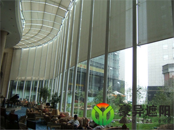 办公电动卷帘,办公室电动窗帘,电动卷帘厂家,豪异遮阳,4000-121-696