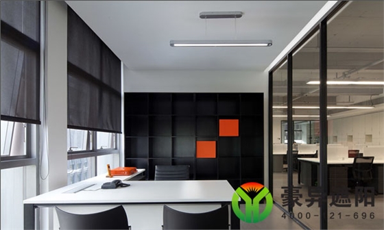 办公室手动卷帘,办公室全遮阳光卷帘,电动卷帘,上海豪异遮阳,4000-121-696