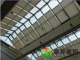 玻璃采光顶电动遮阳帘,FSS电动天棚帘,豪异上海电动天棚帘厂家,4000-121-696