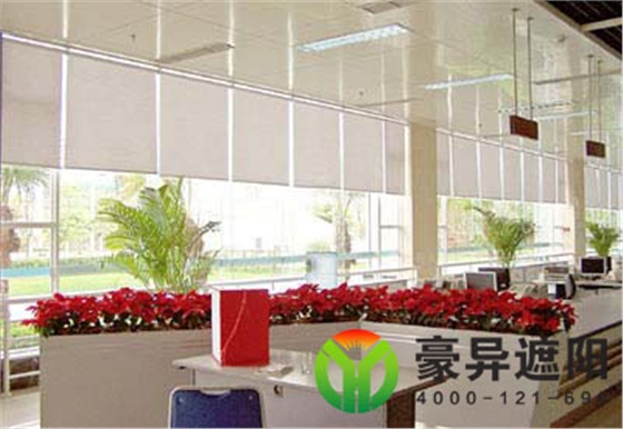 办公室电动卷帘,办公室窗帘,豪异电动卷帘厂家,4000-121-696