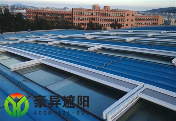 户外电动天棚帘,豪异遮阳电动天棚帘厂家,4000-121-696