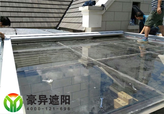 户外电动天棚帘,豪异上海天棚遮阳厂家,4000-121-696