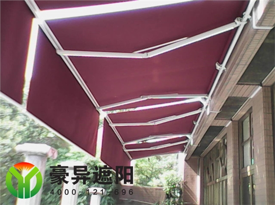 户外电动伸缩遮阳棚保养知识,豪异遮阳棚厂家,4000-121-696