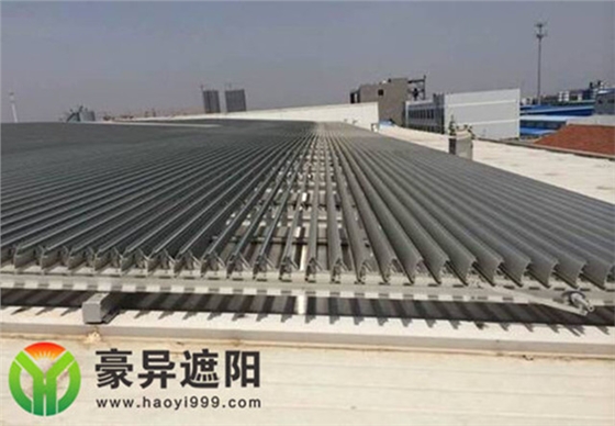 户外铝合翻板电动天棚,豪异上海电动天棚帘厂家,4000-121-696