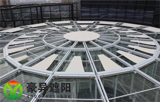 酒店中庭采光顶遮阳帘,豪异遮阳,4000-121-696