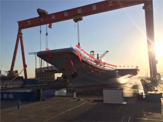 豪异热烈庆祝中国首艘国产航母扬帆远航！