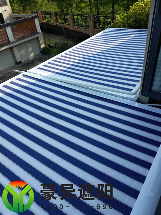 中信泰定别墅户外电动遮阳帘,豪异遮阳,4000-121-696