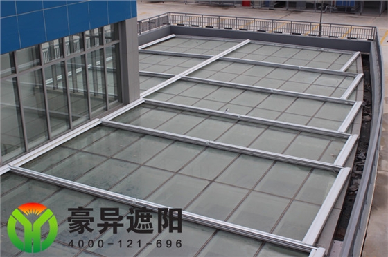 商场玻璃屋顶遮阳帘,豪异遮阳,4000-121-696