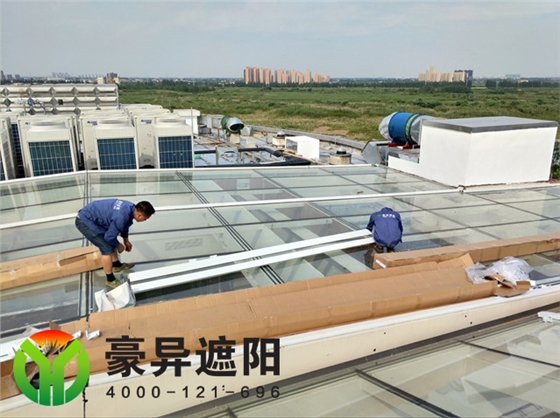 户外电动天棚遮阳帘,豪异遮阳,4000-121-696