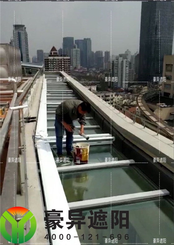 户外电动天棚遮阳帘,豪异遮阳,4000-121-696