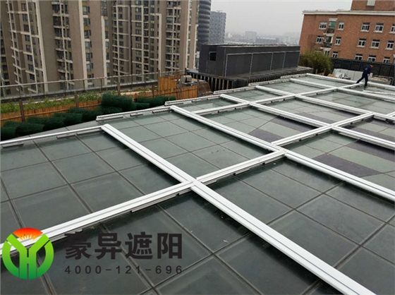 玻璃顶外电动遮阳帘,豪异遮阳,4000-121-696