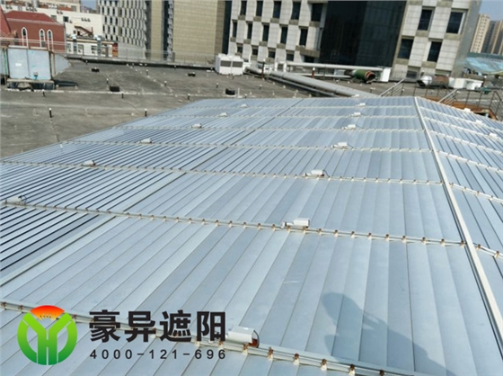 户外铝合金电动遮阳帘,豪异遮阳,4000-121-696