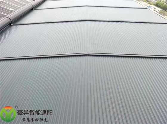 户外铝合金电动遮阳卷帘,豪异遮阳,4000-121-696