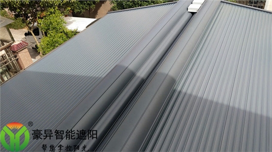 金属铝合金电动遮阳卷帘,豪异遮阳,4000-121-696