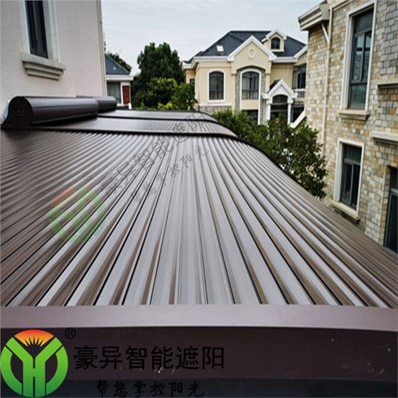 金属铝合金电动遮阳帘,豪异遮阳,4000-121-696