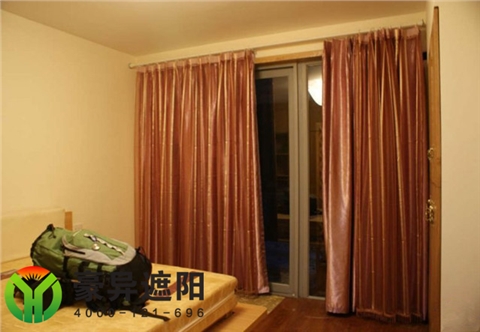 电动罗马杆开合帘