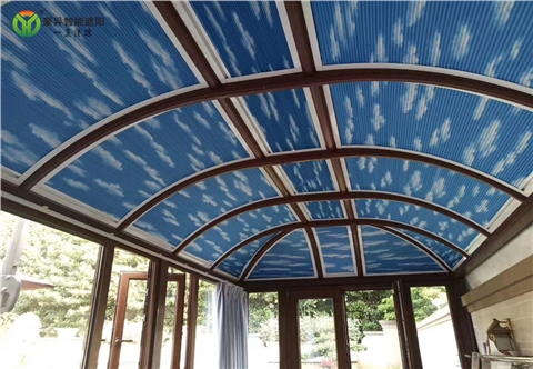 阳光房蜂巢遮阳帘