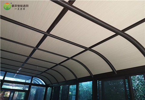 阳光房蜂巢遮阳帘