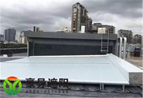 户外顶面铝合金遮阳隔热卷帘