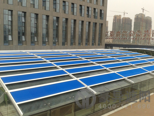 豪华户外电动天幕案例