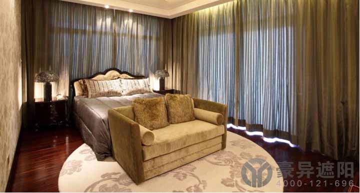 酒店电动窗帘,别墅电动窗帘,上海豪异遮阳,4000-121-696