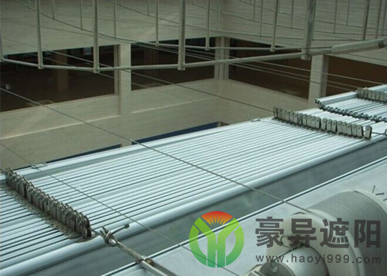 玻璃顶遮阳帘,中庭遮阳系统,上海电动天棚帘厂家,豪异遮阳,4000-121-696