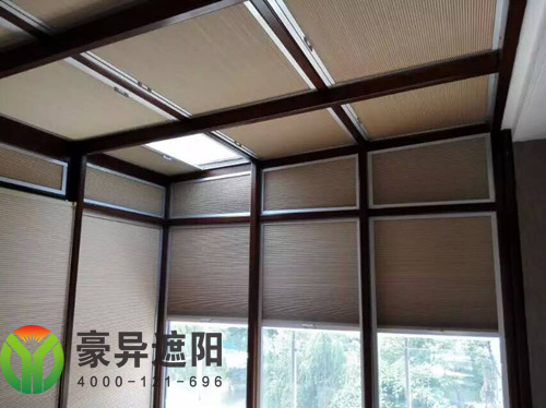 阳光房遮阳帘,电动遮阳帘,蜂巢帘厂家,豪异遮阳,4000-121-696！