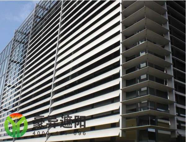 电动梭型百叶,电动铝合金百叶,电动外遮阳,豪异遮阳,4000-121-696