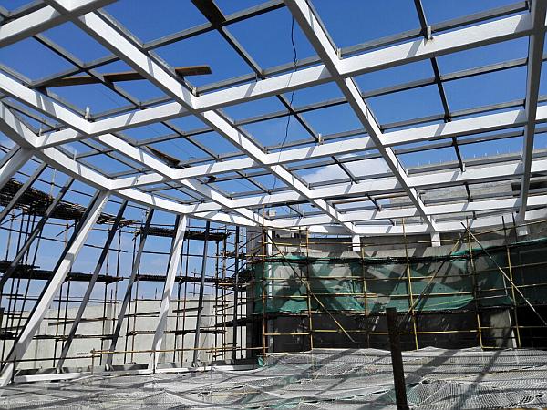 上海科技大学玻璃顶电动遮阳帘,豪异遮阳,4000-121-696