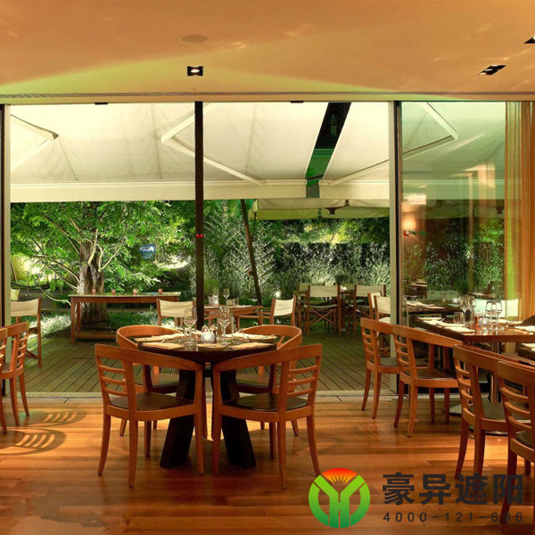 户外伸缩遮阳棚,电动遮阳棚,豪异遮阳,4000-121-696