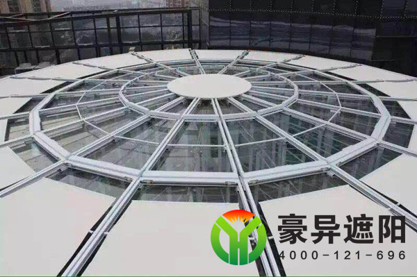 玻璃采光顶电动遮阳帘,FTS电动天棚帘,豪异上海电动天棚帘厂家,4000-121-696