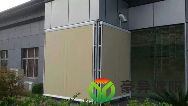 户外电动天幕,户外电动遮阳帘,电动天幕,豪异上天棚帘厂家,4000-121-696