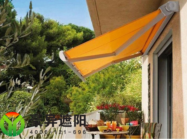户外电动伸缩遮阳棚,阳台遮阳棚,露台遮阳棚,豪异遮阳,4000-121-696