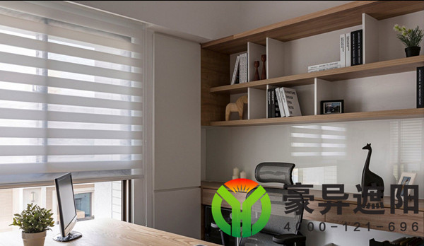 办公室电动窗帘,办公室电动柔纱帘,豪异上海电动窗帘厂家,4000-121-696