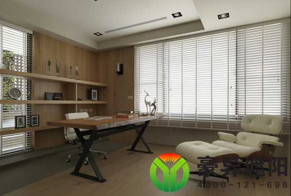 办公室电动窗帘,办公室电动百叶帘,豪异上海电动窗帘厂家,4000-121-696