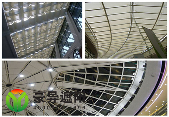 玻璃顶室内电动遮阳帘,室内电动天棚帘,豪异上海电动天棚帘厂家,4000-121-696