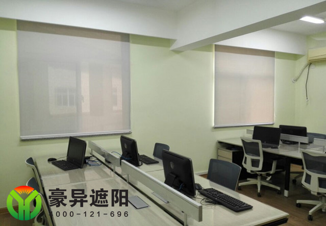 办公室电动窗帘,豪异电动窗帘厂家,4000-121-696