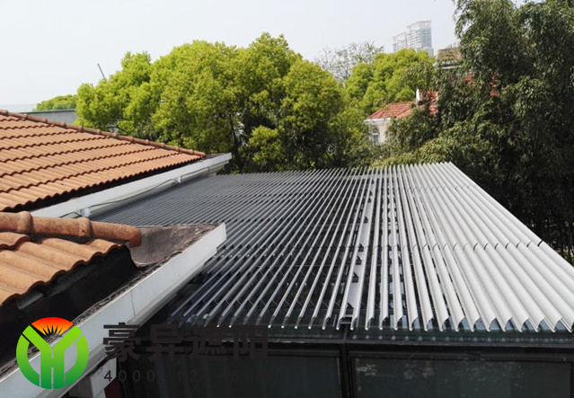 铝合金户外遮阳帘,阳光房电动遮阳帘,豪异玻璃顶部遮阳帘厂家,4000-121-696