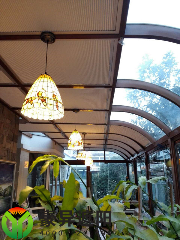 蜂巢天棚帘,阳光房电动遮阳帘,豪异上海电动遮阳帘厂家,4000-121-696