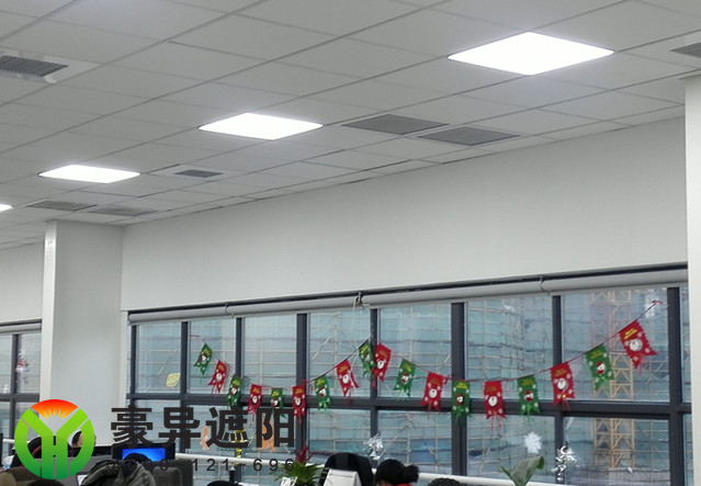 办公室电动窗帘,办公室卷帘,豪异上海电动窗帘厂家,4000-121-696