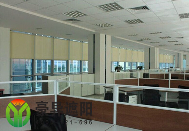 办公室电动窗帘,豪异上海电动窗帘定制厂家,4000-121-696