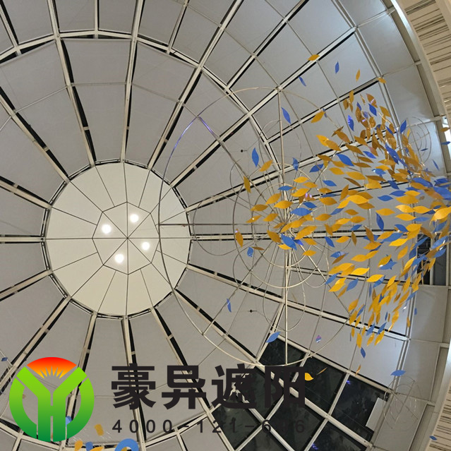 玻璃顶电动天棚帘,豪异上海电动天棚帘厂家,4000-121-696