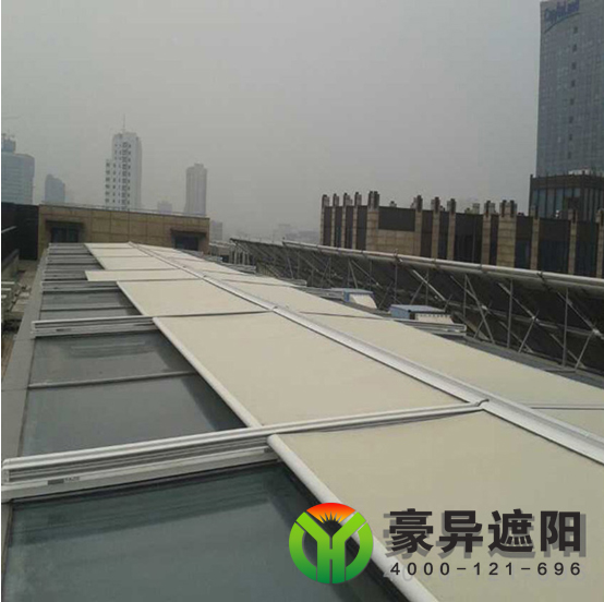 玻璃顶建筑外遮阳,豪异上海户外天棚帘厂家,4000-121-696