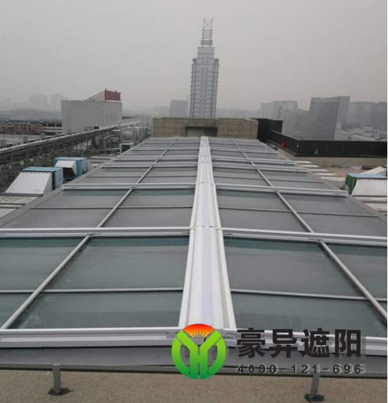 玻璃顶外电动遮阳帘,豪异电动遮阳帘厂家,4000-121-696