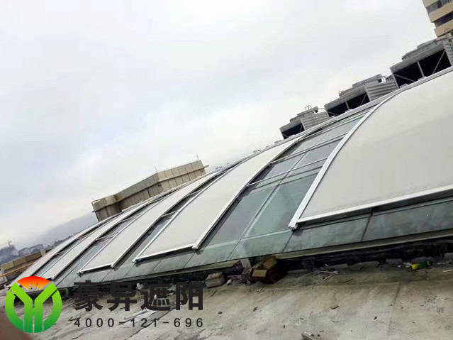 户外弯弧电动遮阳帘,豪异遮阳,4000-121-696