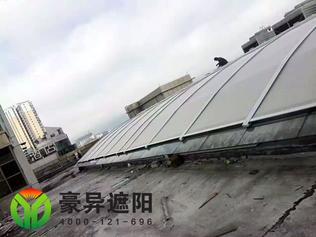 户外电动天棚遮阳帘,豪异遮阳,4000-121-696